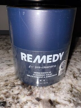 NEW SEALED REMEDY For Pre-Cleansing Derm Dissolve Cleansing Balm 1.5 fl oz/45ml